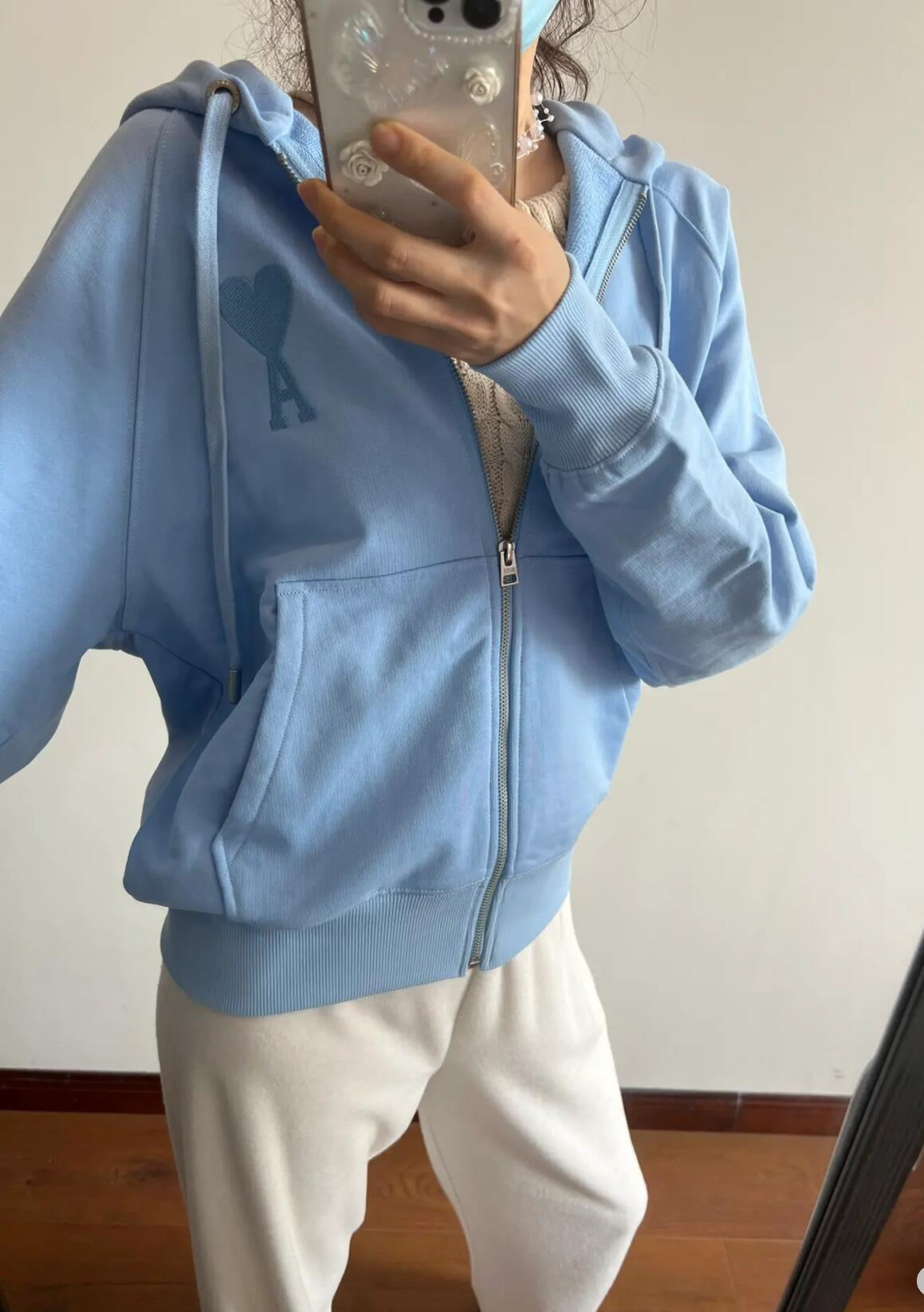 Ami hoodies zip jacket