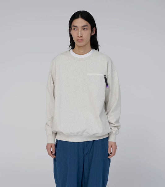 TNF 紫標pocket拉鏈衛衣