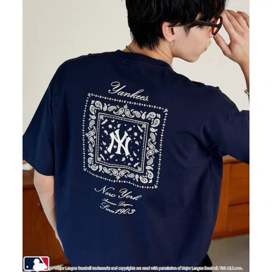 MLB腰果pattern tee