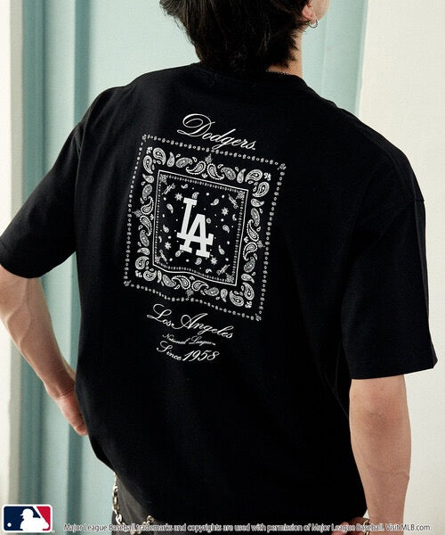 MLB腰果pattern tee