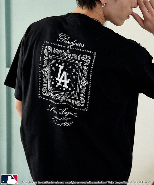 MLB腰果pattern tee