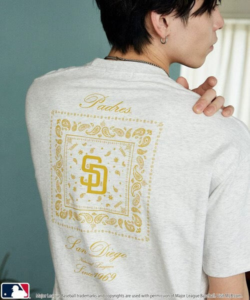 MLB腰果pattern tee