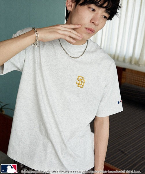 MLB腰果pattern tee