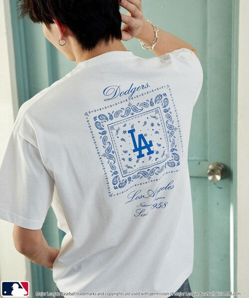 MLB腰果pattern tee