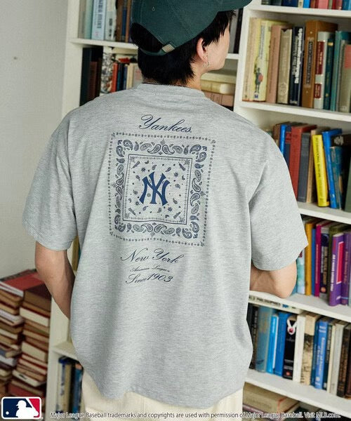 MLB腰果pattern tee