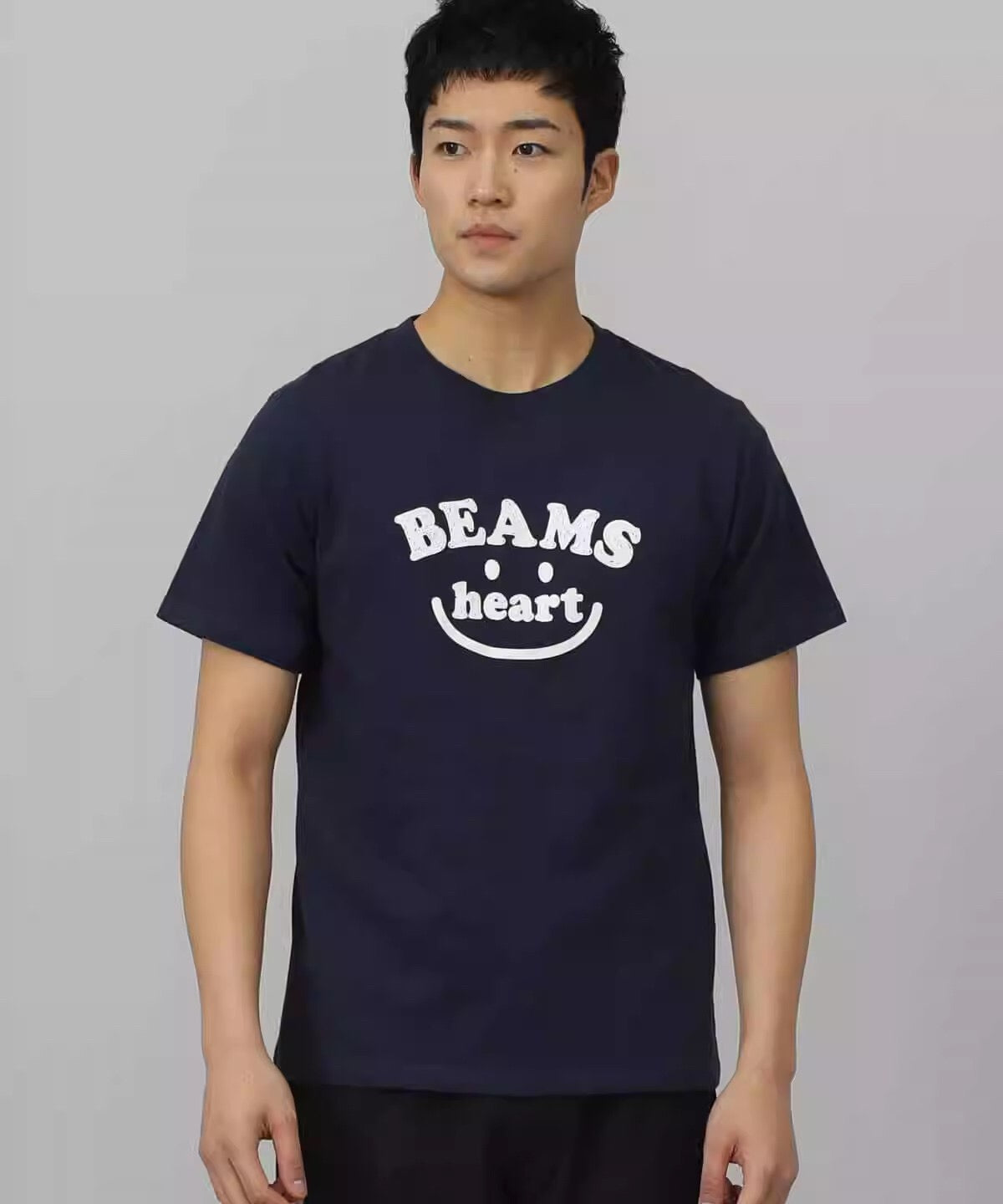 Beams heart smile tee