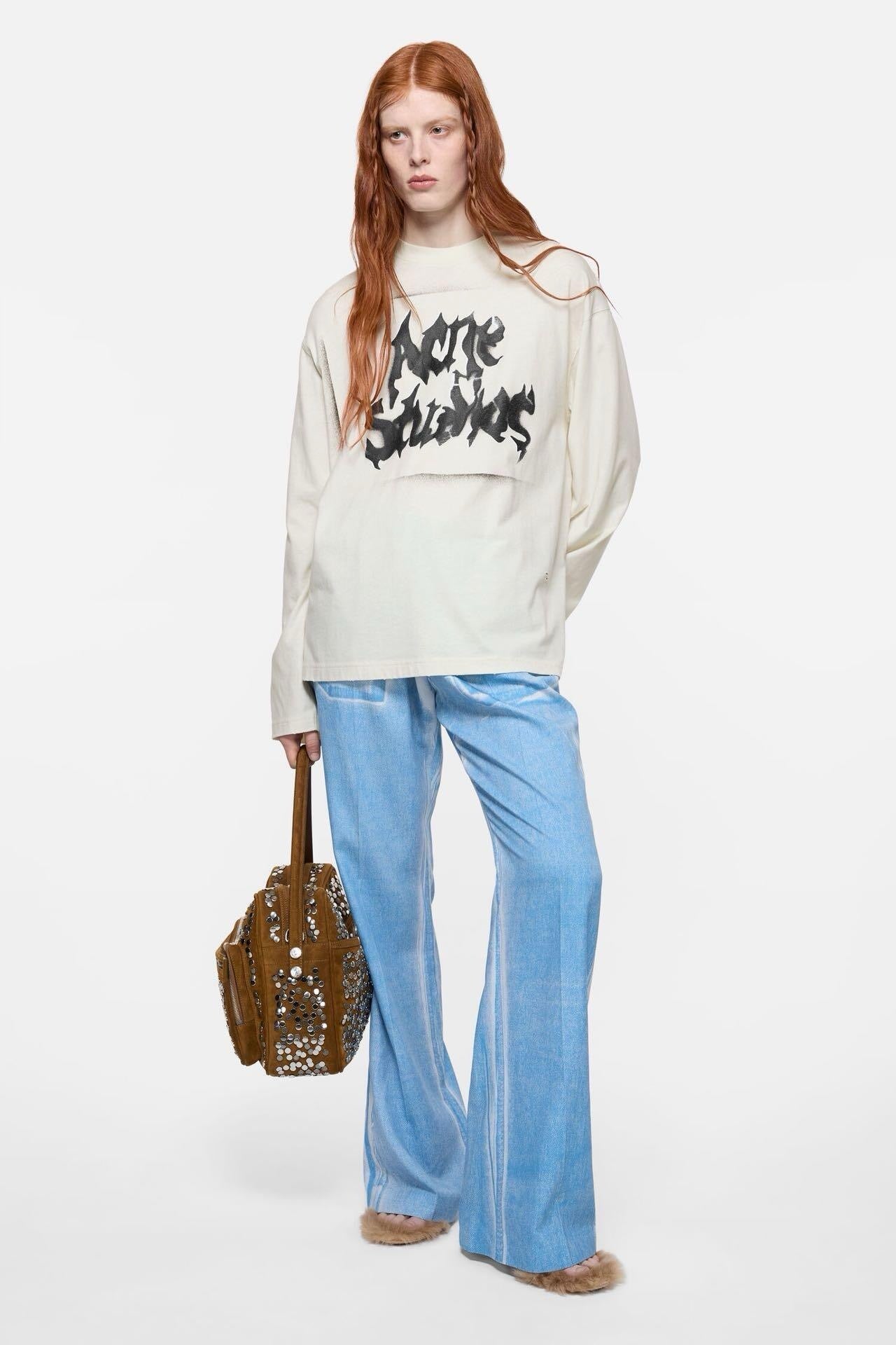 Acne studios 造舊破洞長袖tee