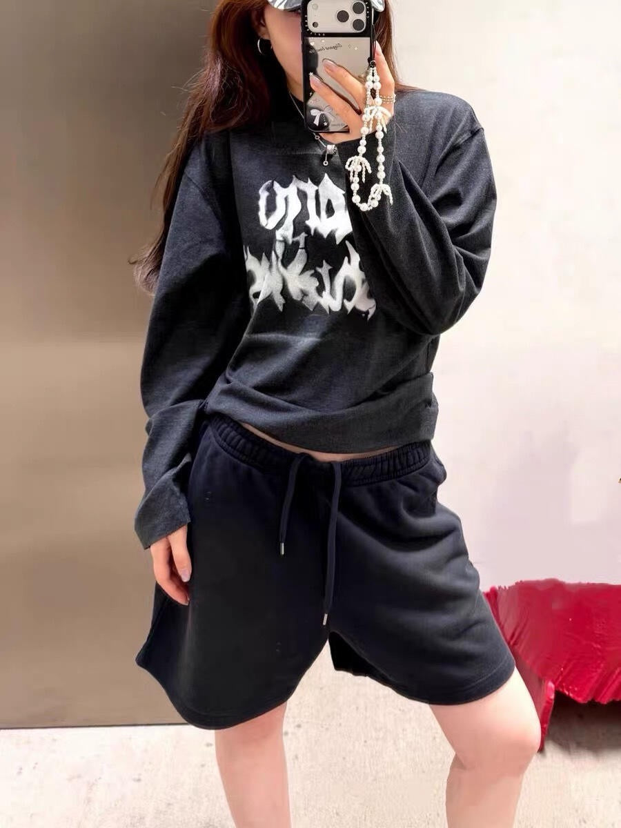 Acne studios 造舊破洞長袖tee