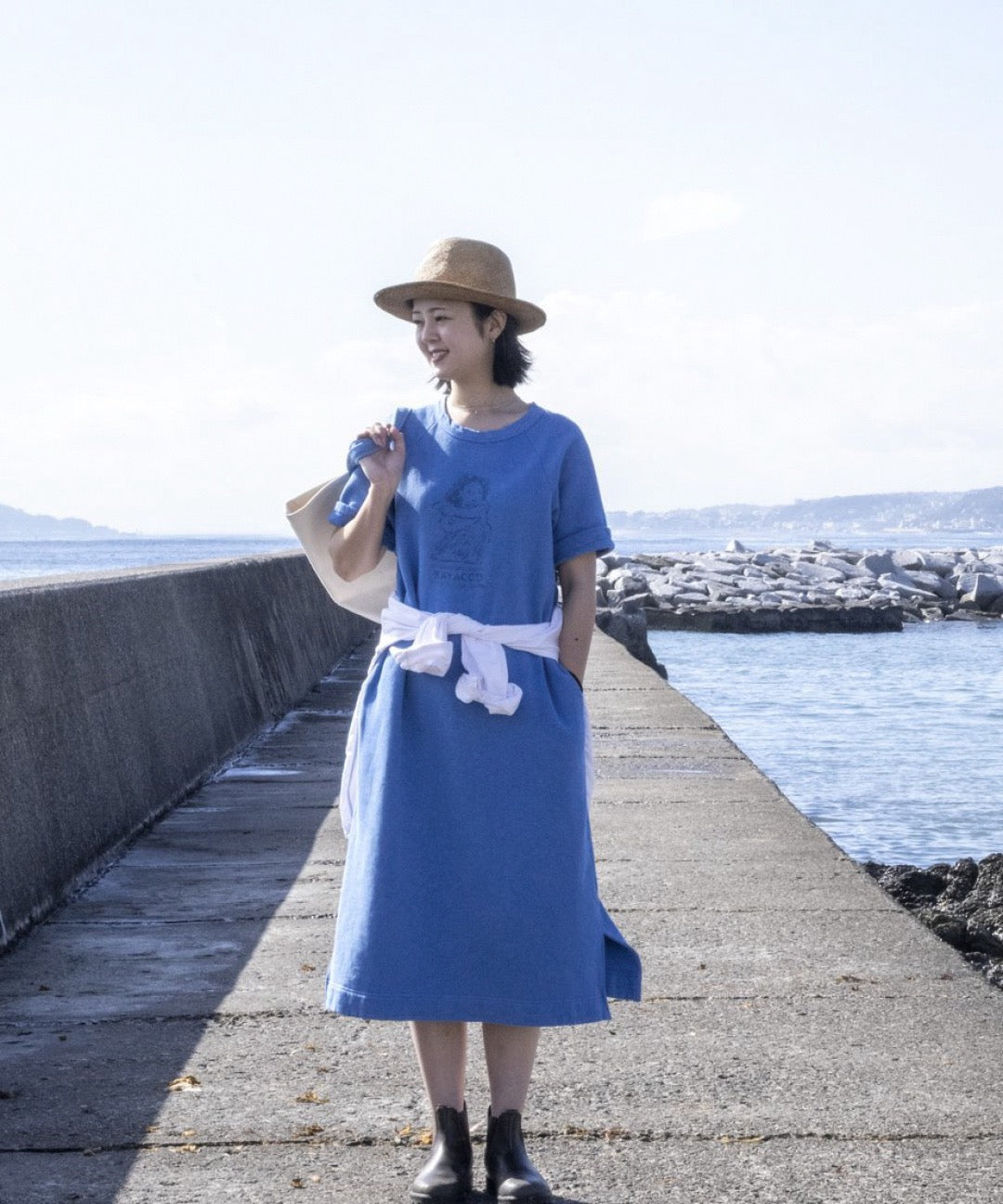 45R pattern中長one piece