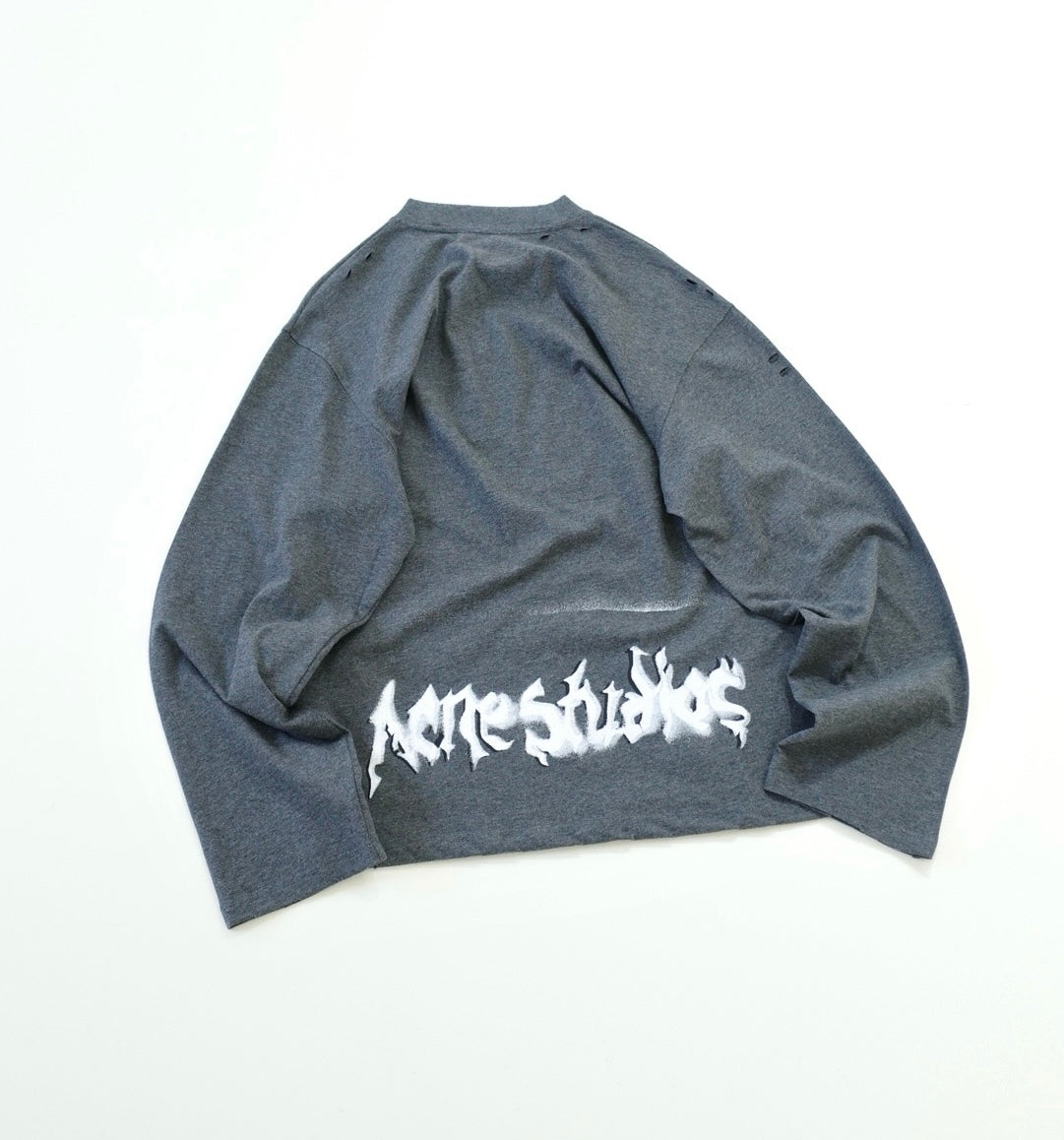 Acne studios 造舊破洞長袖tee