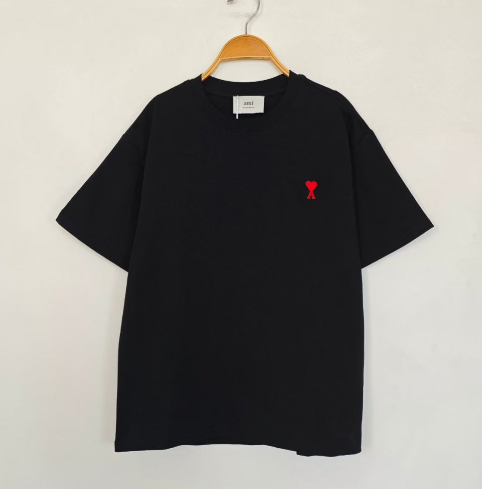 AMI刺繡logo tee