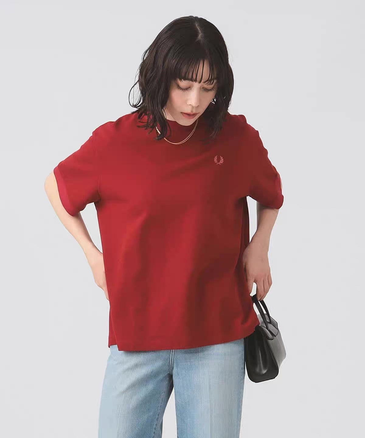 Fred perry珠地tee