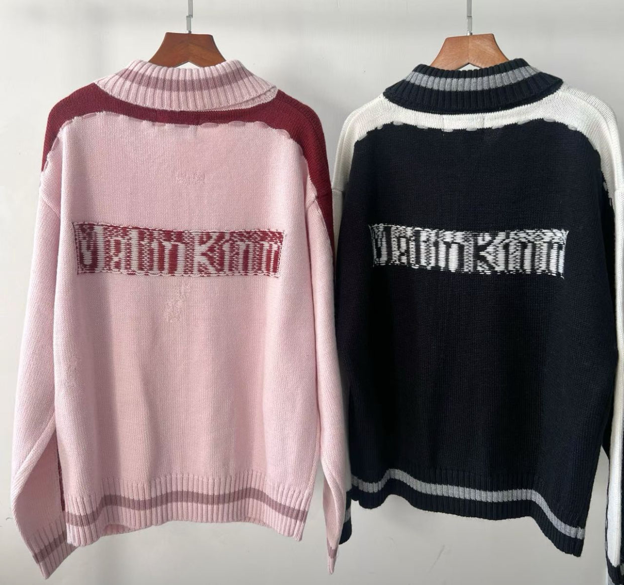 Matin Kim針織zip jacket