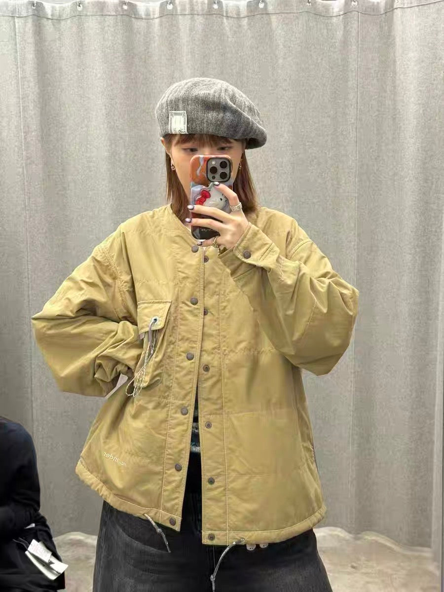 Andwander Nylon Octa collarless jacket