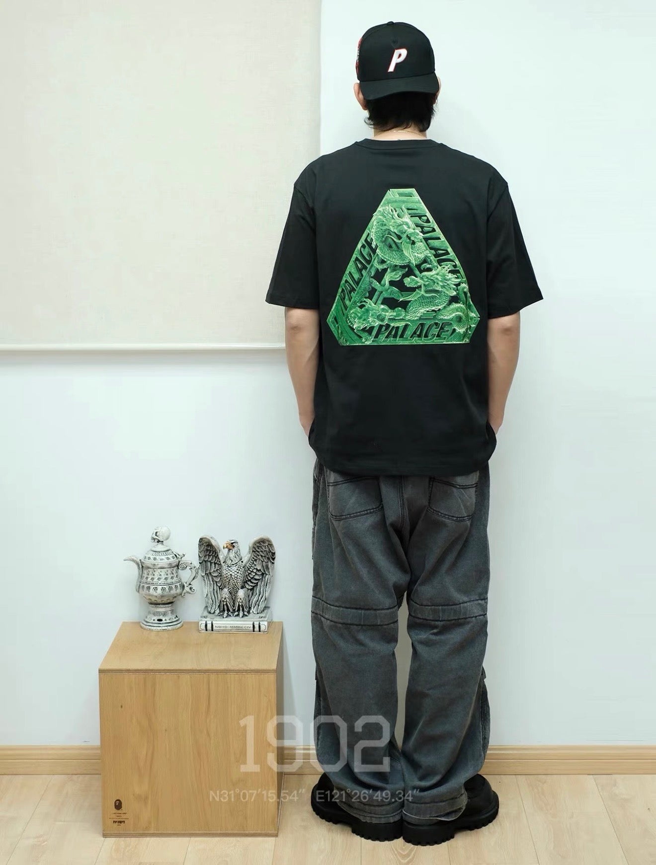 Palace logo 印花tee
