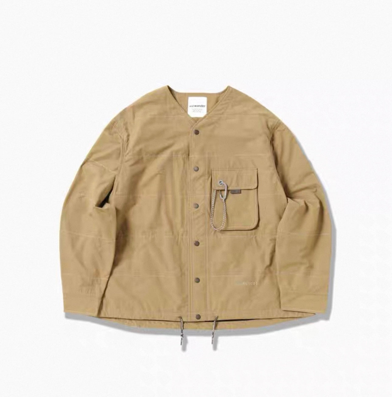 Andwander Nylon Octa collarless jacket