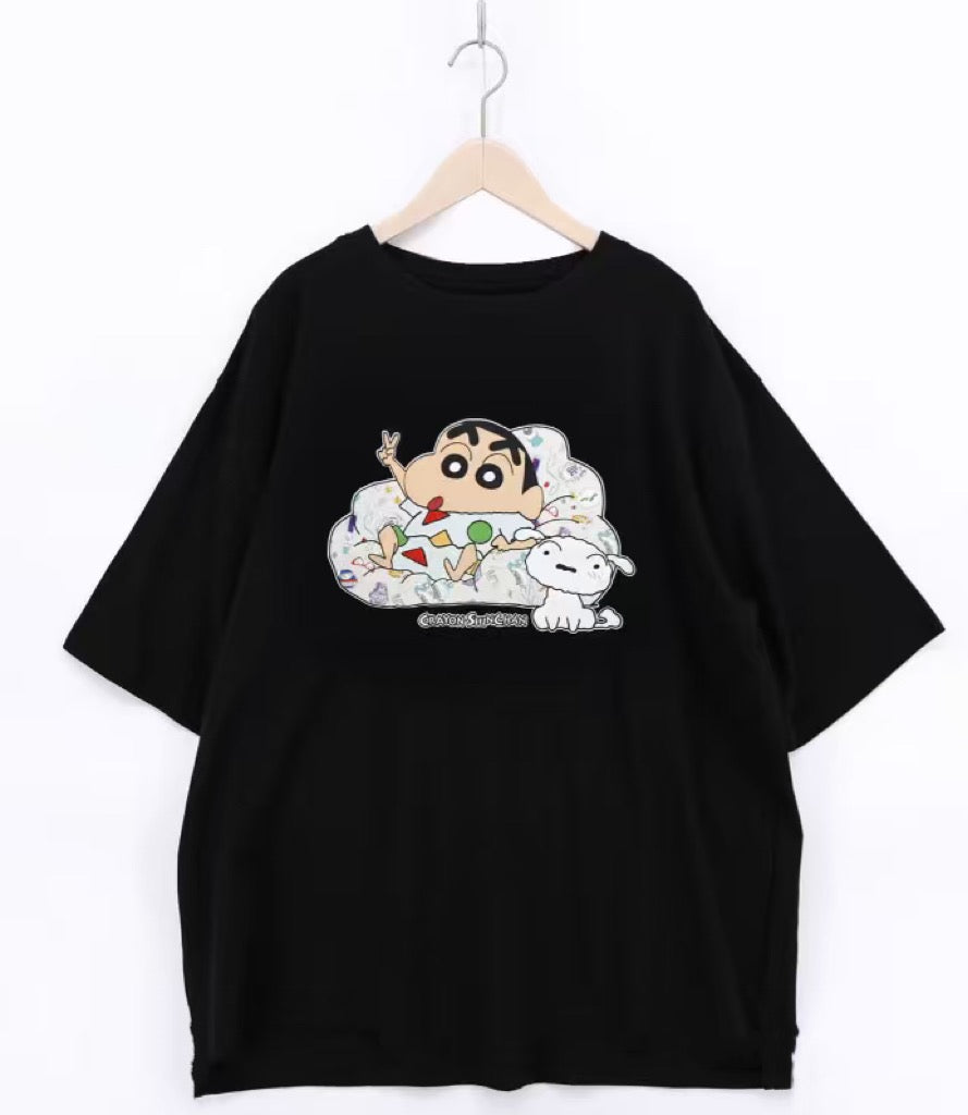 Scolar x 蠟筆小新tee