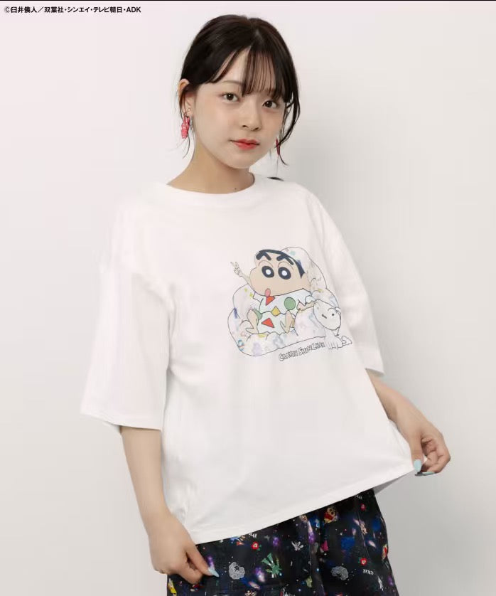 Scolar x 蠟筆小新tee