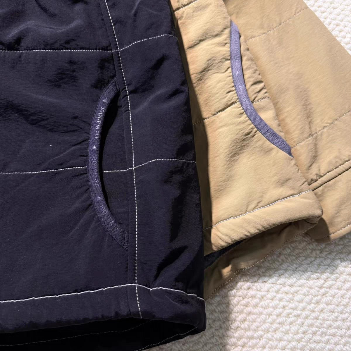Andwander Nylon Octa collarless jacket