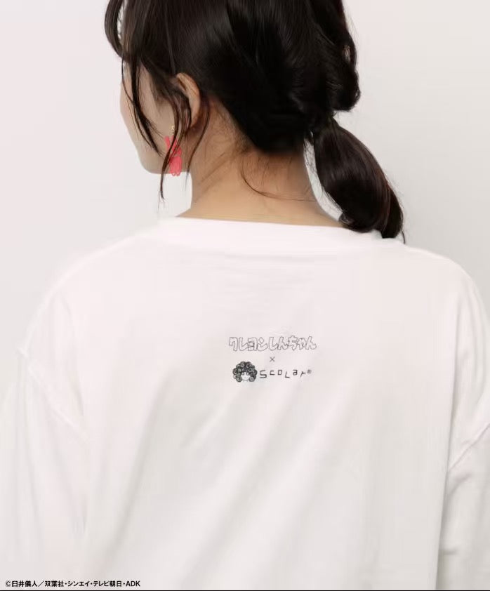 Scolar x 蠟筆小新tee