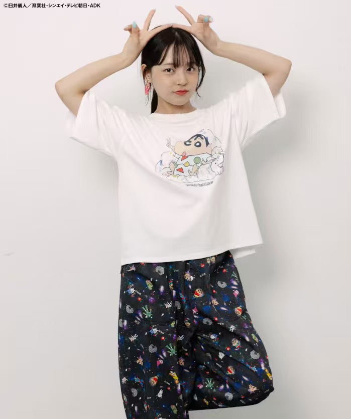 Scolar x 蠟筆小新tee
