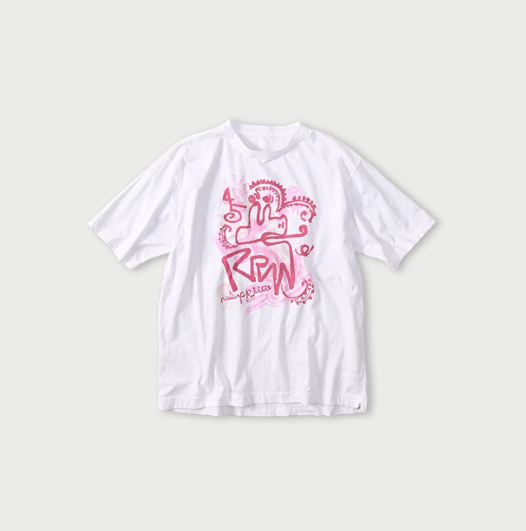 45R塗鴉tee