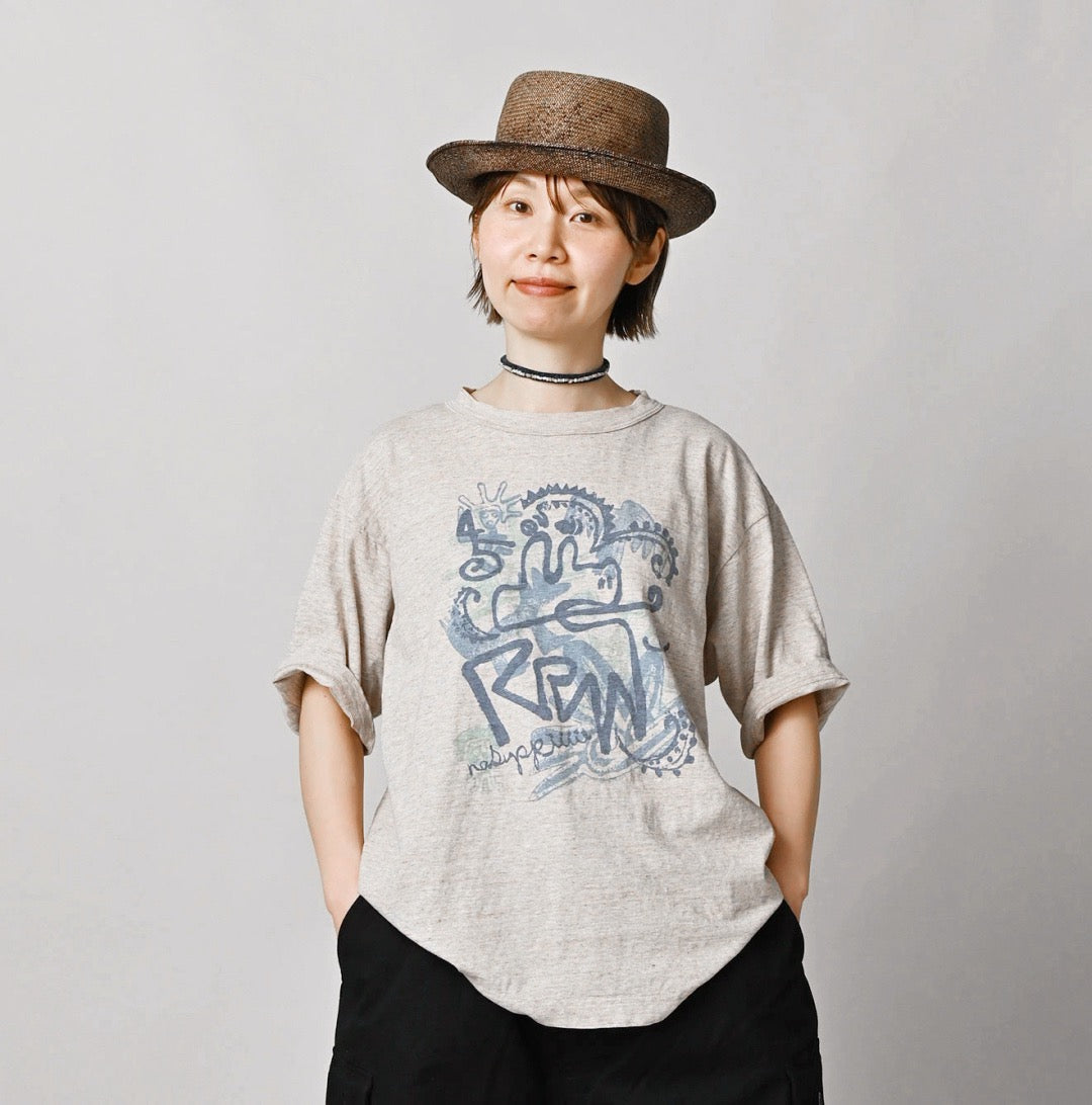 45R塗鴉tee