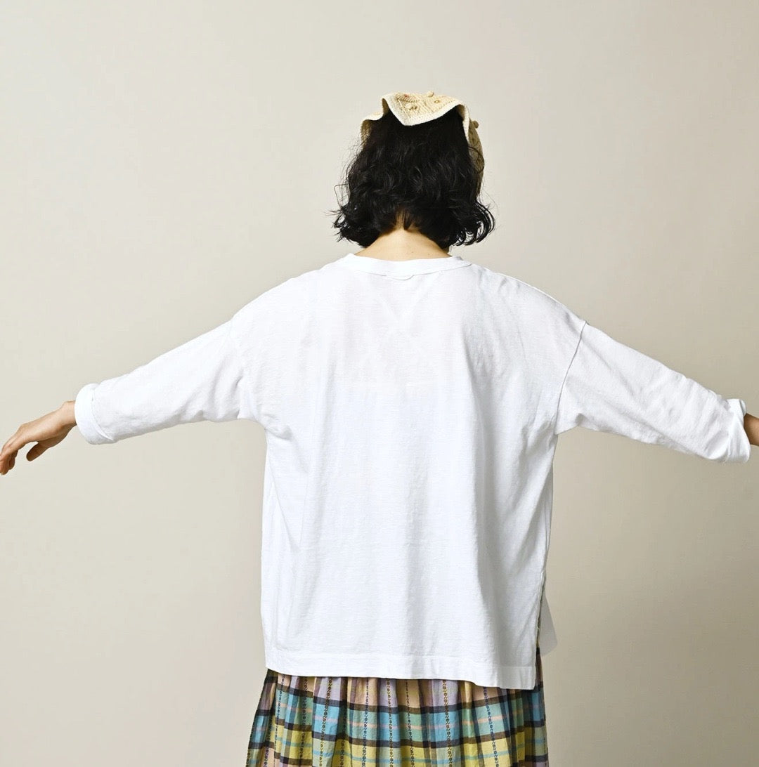 45R吉他菠蘿長袖tee