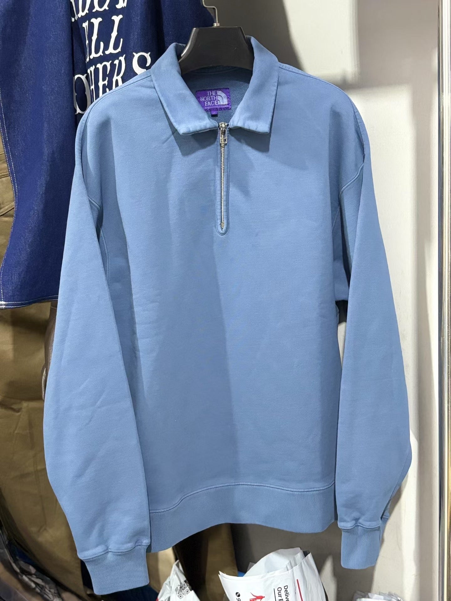 The North face 半拉鏈zip衛衣