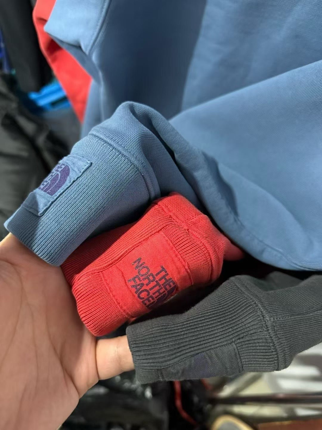 The North face 半拉鏈zip衛衣