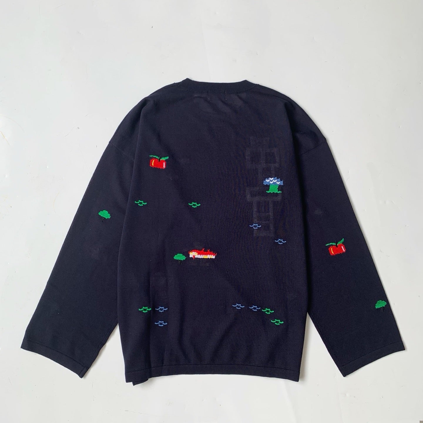 Beams boy刺繡長袖tee