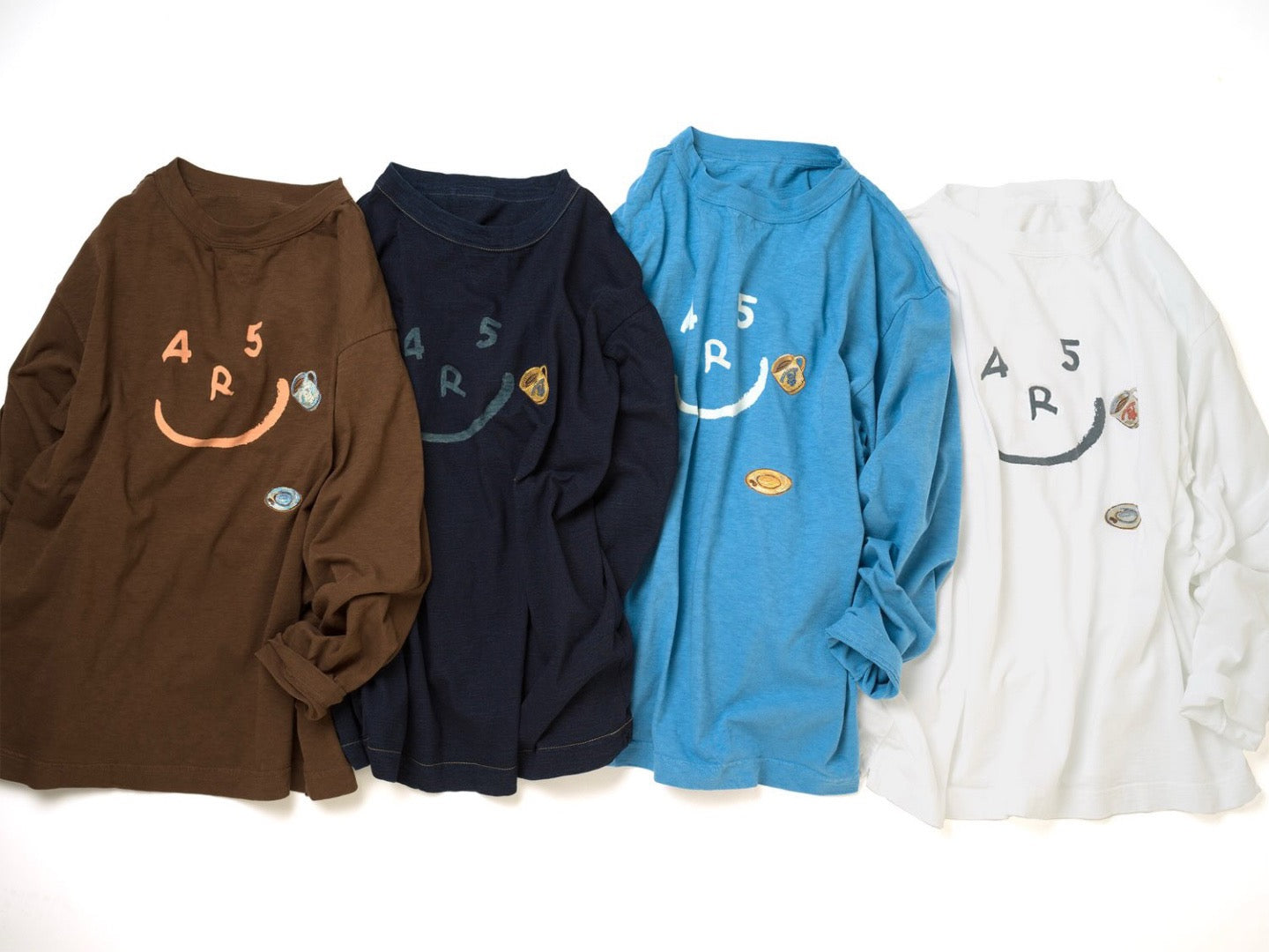 45R smile coffee tee
