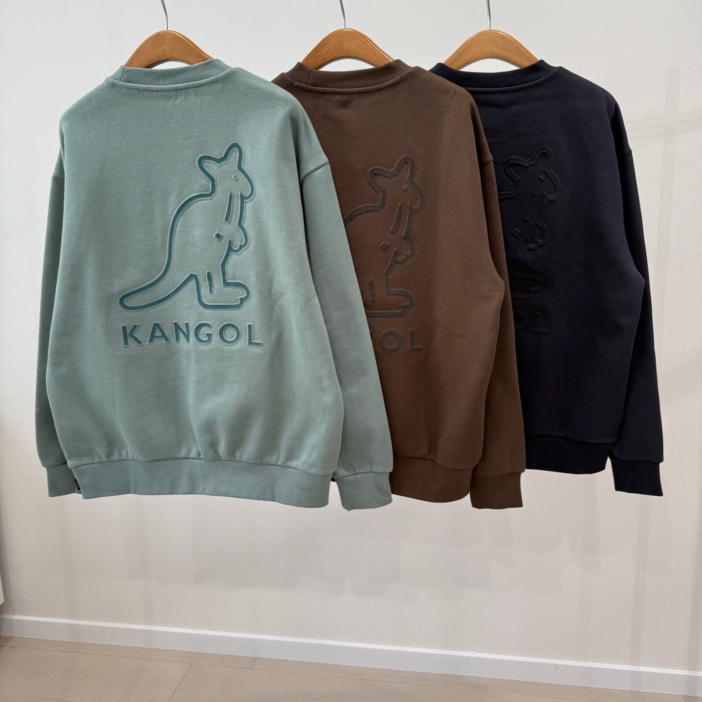 Kangol抓絨衛衣