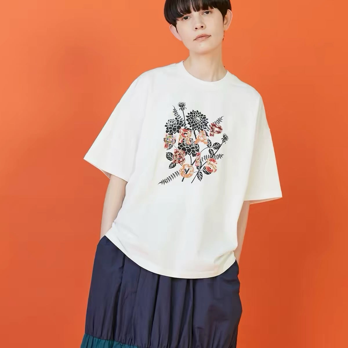Frabpois flower tee