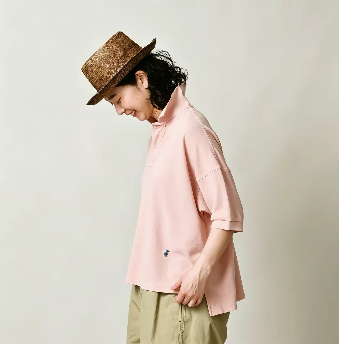 45R 5分袖polo shirt