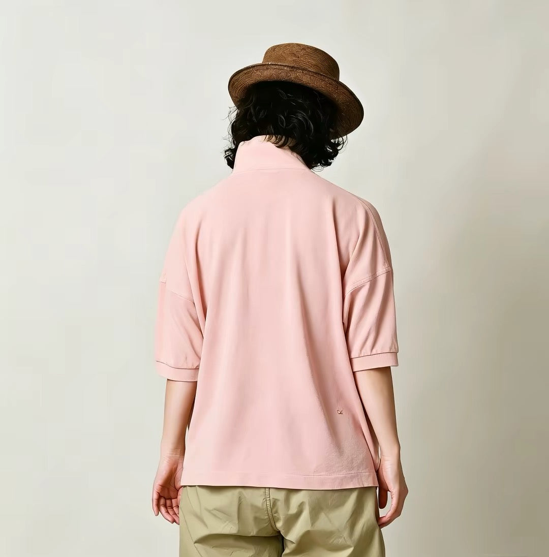 45R 5分袖polo shirt