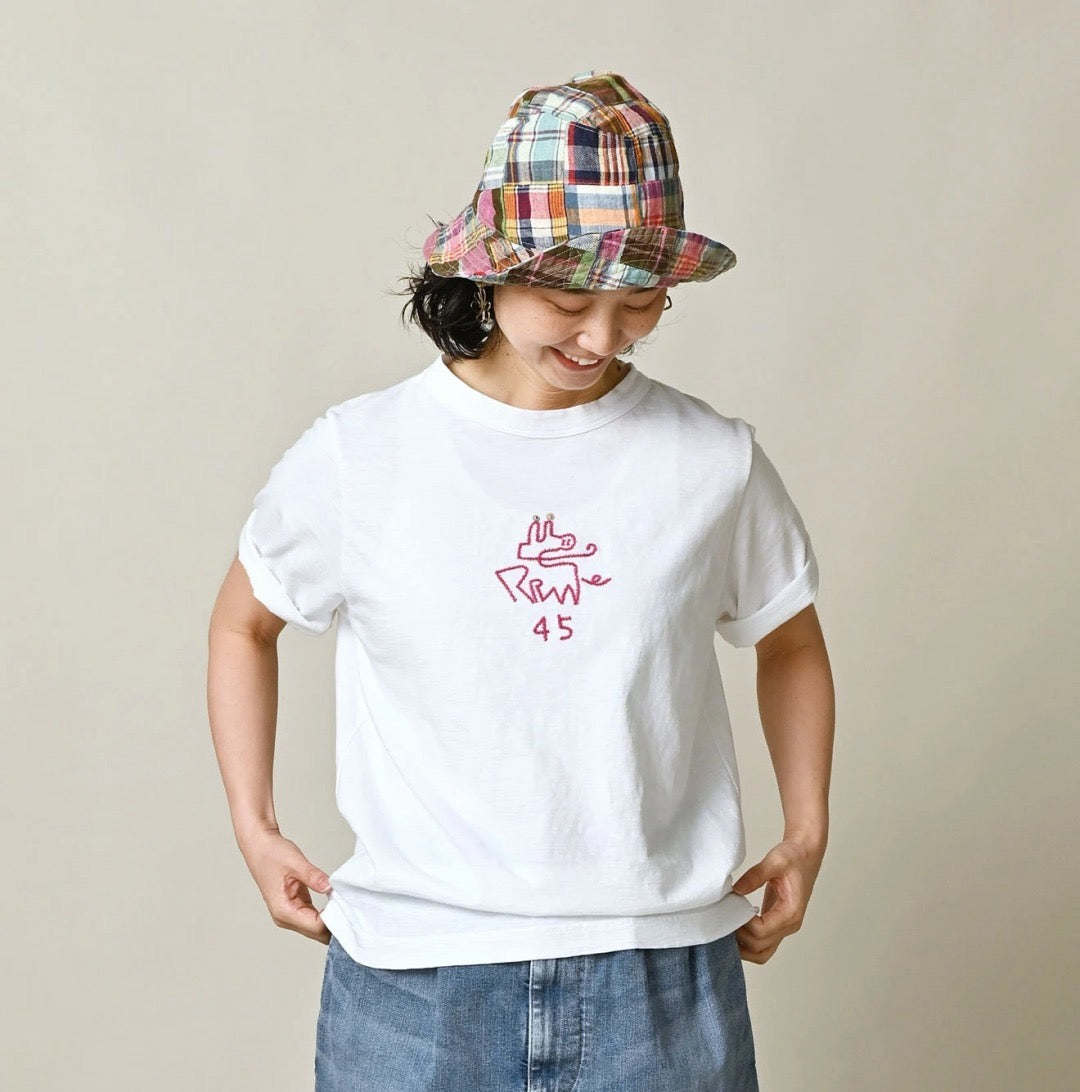 45R刺繡tee