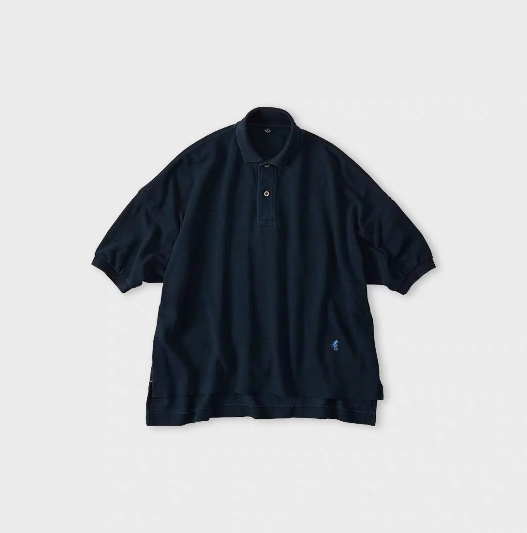 45R 5分袖polo shirt
