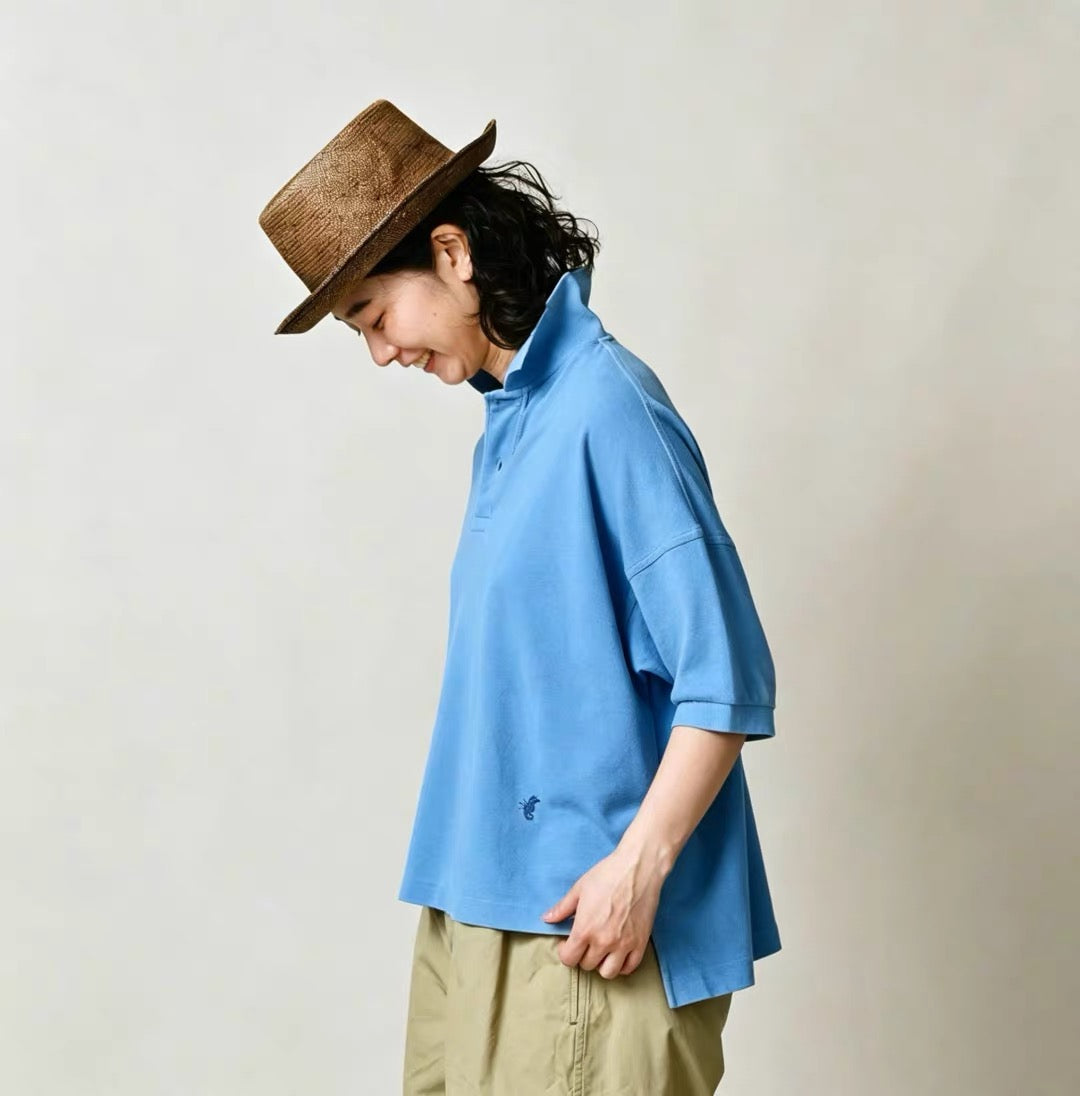 45R 5分袖polo shirt