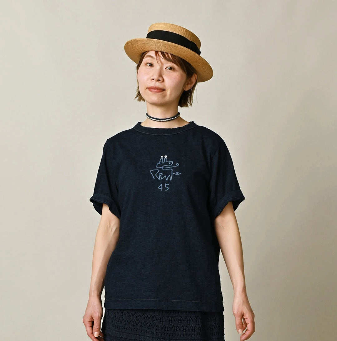 45R刺繡tee