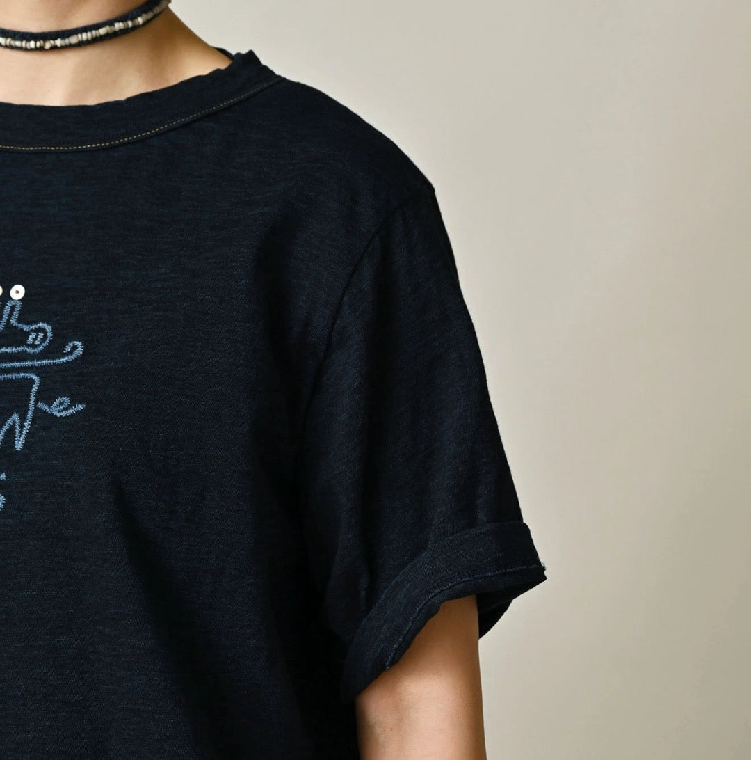 45R刺繡tee