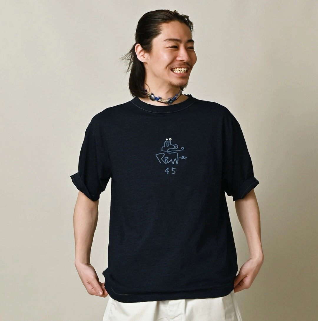 45R刺繡tee