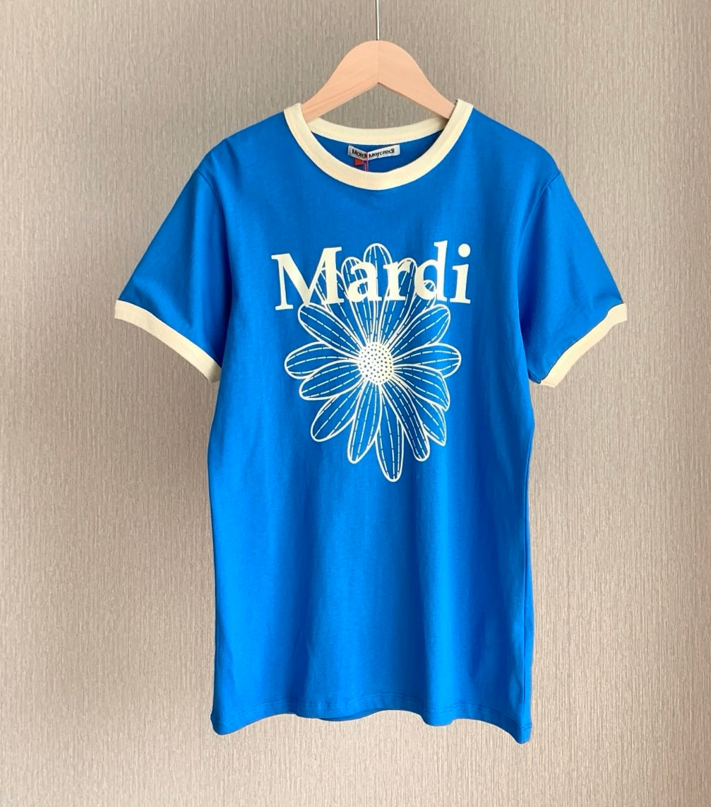 Mardi mercredi flower 撞色tee