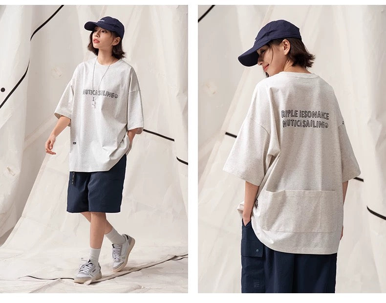 Nautica sailing logo tee