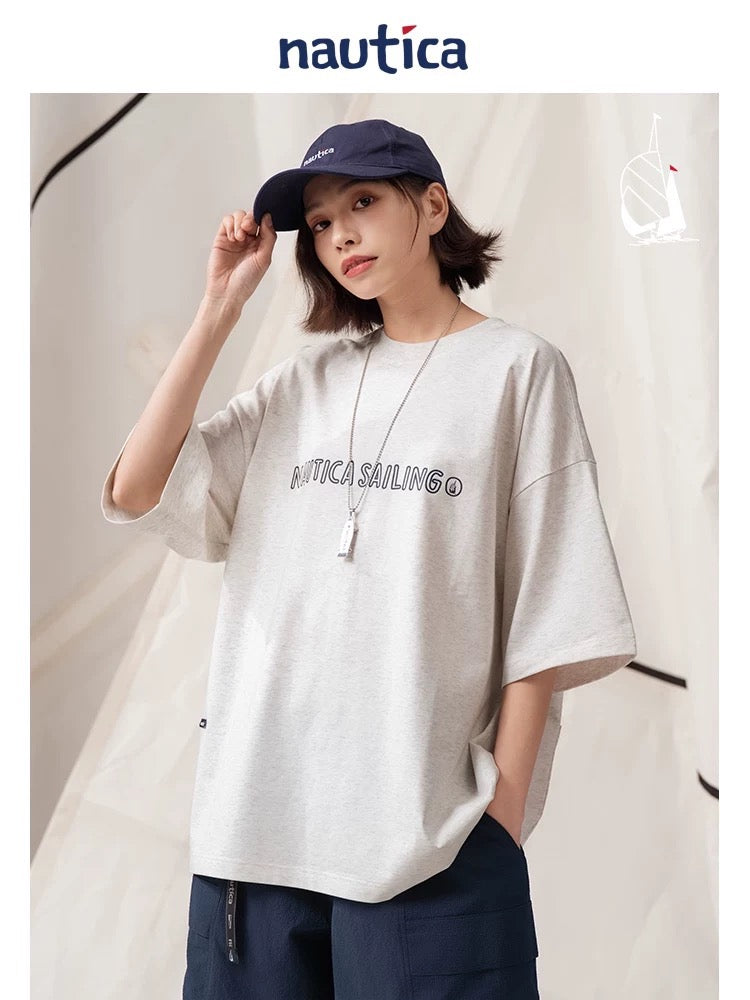 Nautica sailing logo tee