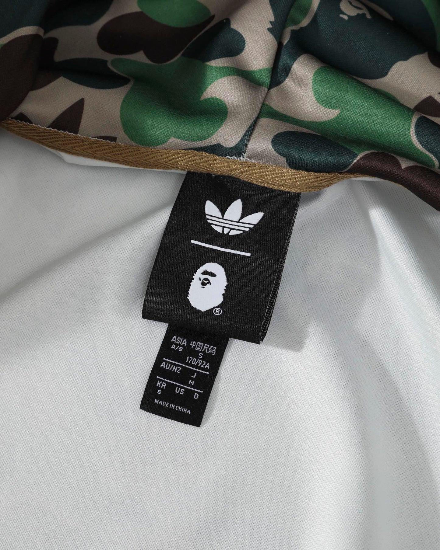 Adidas x bape 迷彩jacket