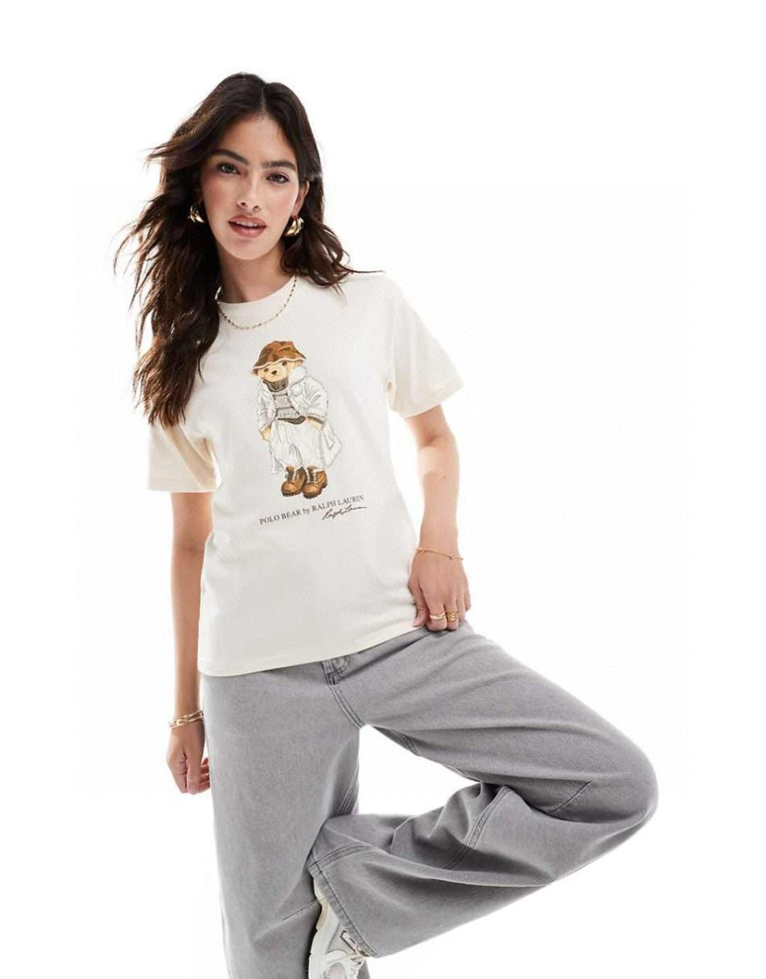 Polo bear印花tee