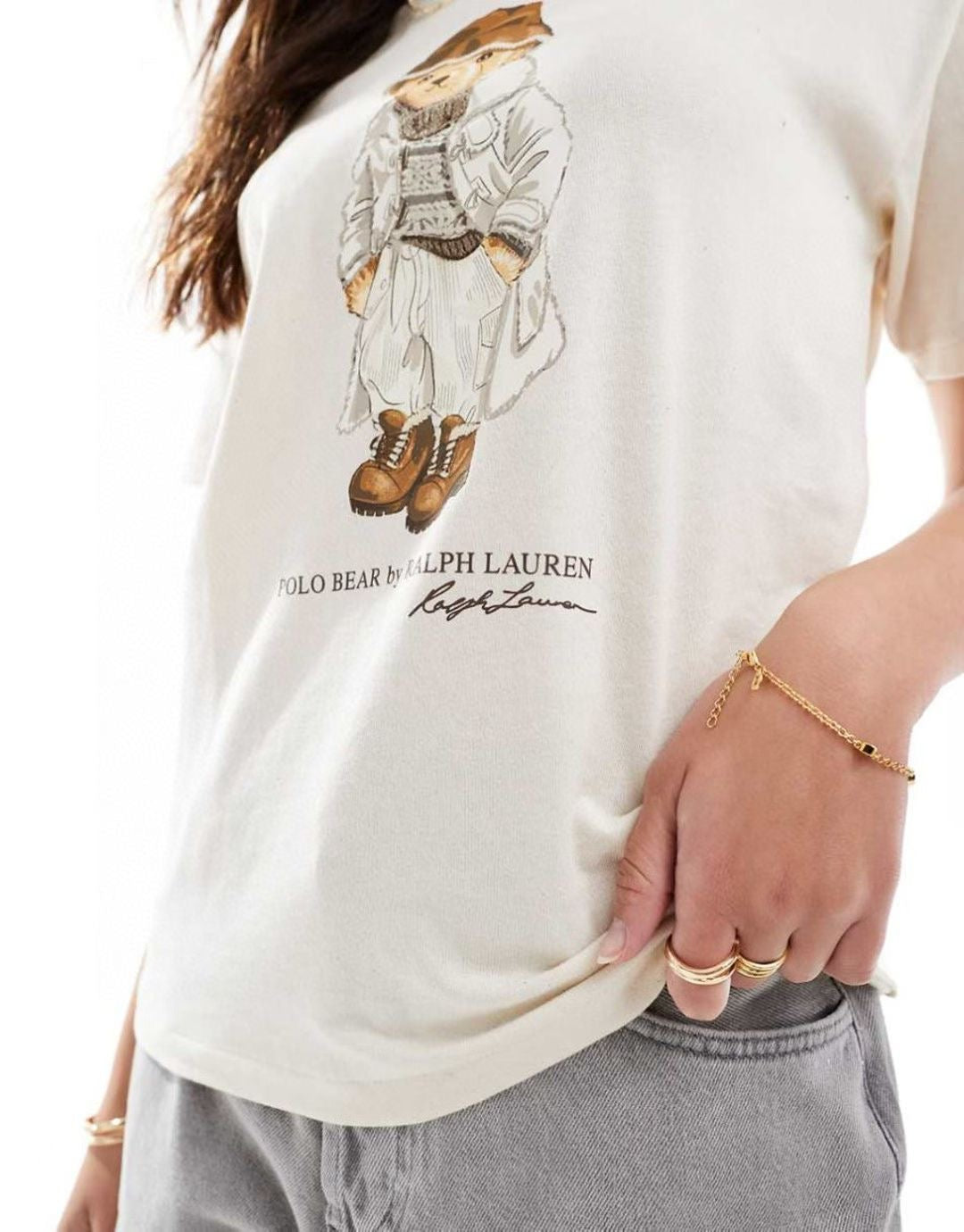 Polo bear印花tee