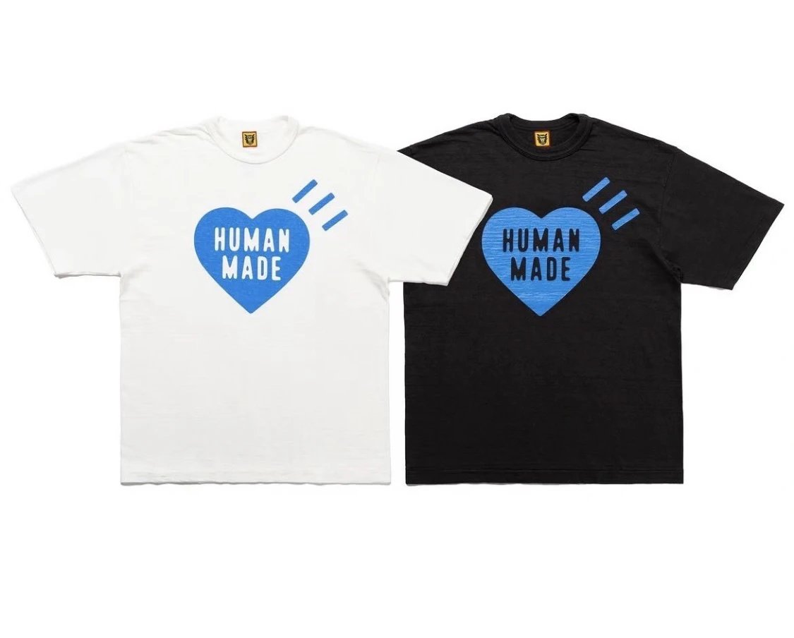 Human made colourful 心心tee （地方限定款）