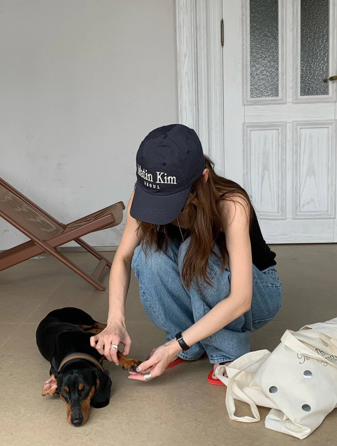 Matin Kim logo 帽